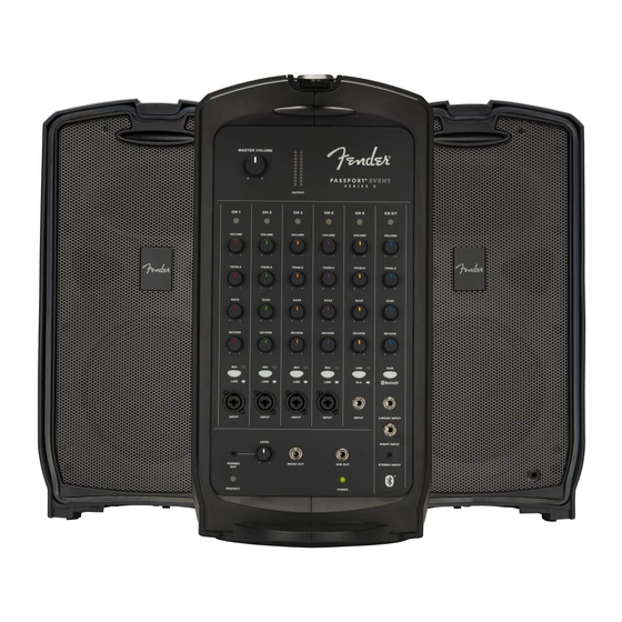 Fender Passport Event Bedienungshandbuch