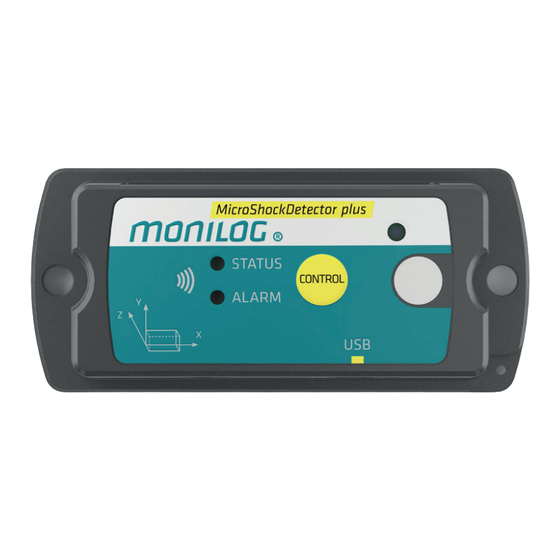 SMT Monilog MicroShockDetector Handbücher