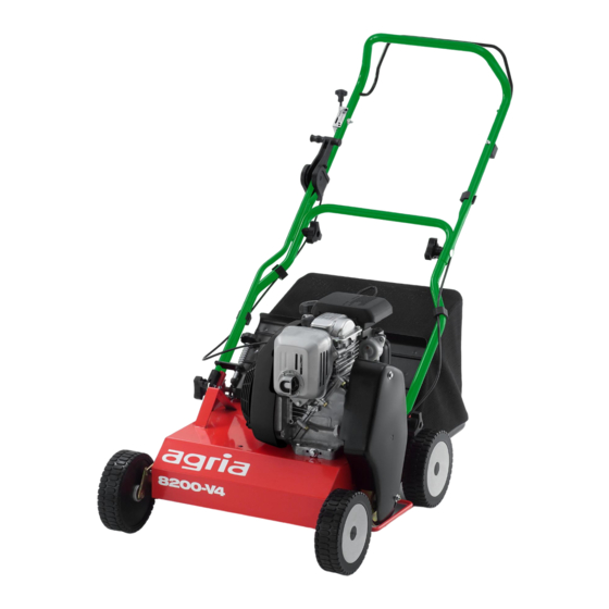 Agria 8200-V4 Betriebsanleitung
