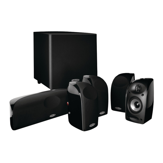 Polk Audio Blackstone TL series Handbücher