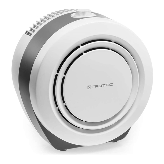 Trotec AIRGOCLEAN 10 E Handbücher