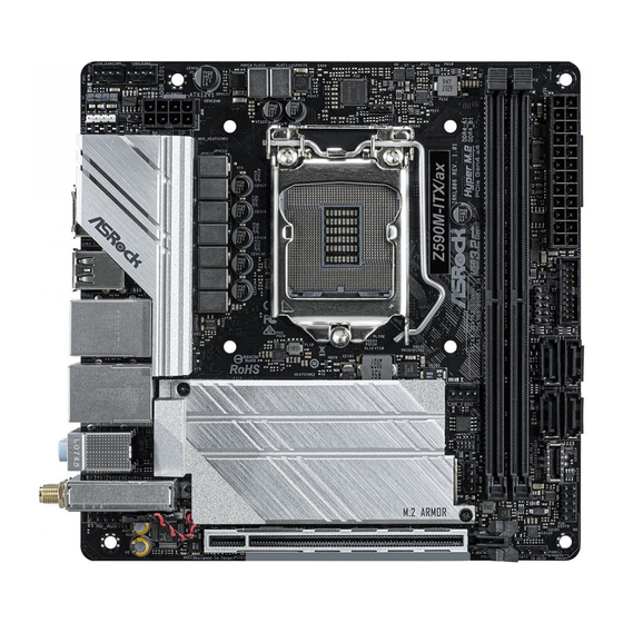 ASROCK Z590M-ITX/ax Bedienungsanleitung