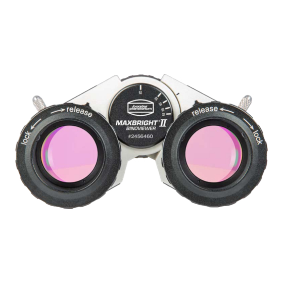 Baader Planetarium MaxBright II Binoviewer Gebrauchsanleitung