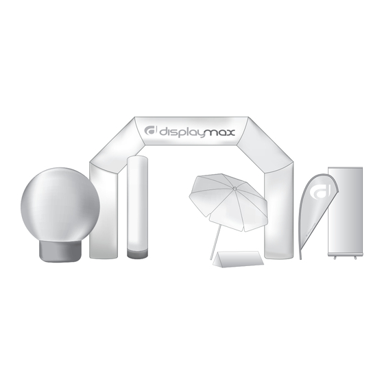 displaymax Promo Beachflag Aufbauanleitung