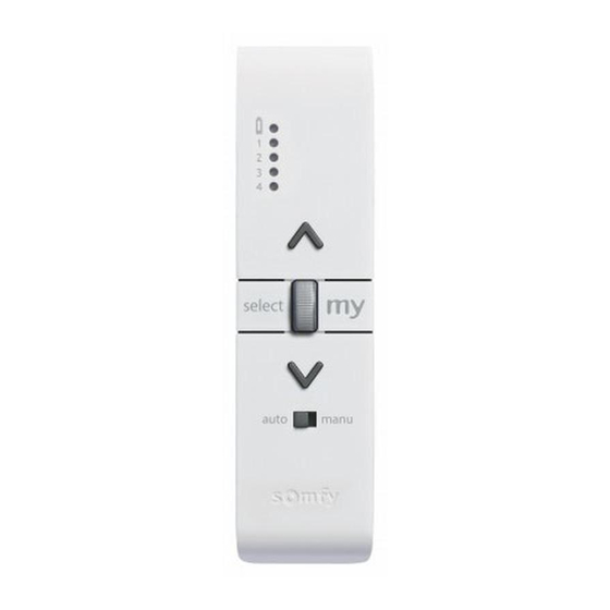 SOMFY Situo 5 Variation io Anleitung