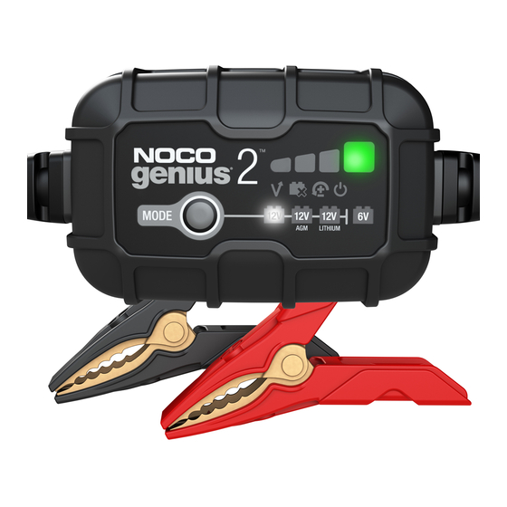 NOCO Genius GENIUS2EU Benutzerhinweise Und Garantie