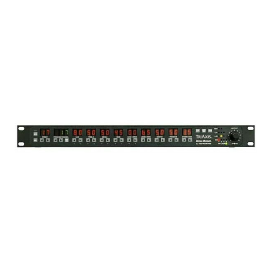Mesa/Boogie TriAxis Bedienungsanleitung