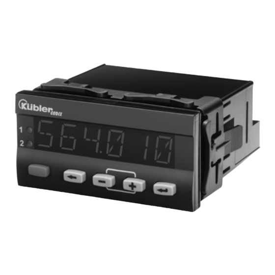 Kübler CODIX 564 Handbuch