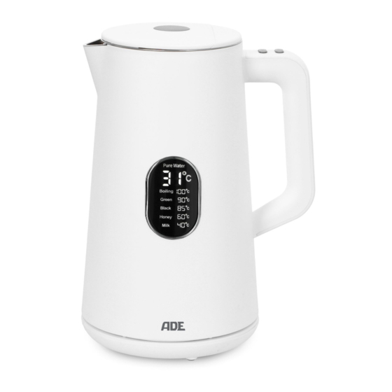ADE KG 2100-1 Bedienungsanleitung