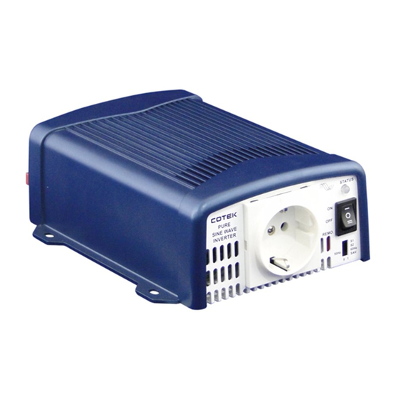 Cotek SE350 Bedienungsanleitung