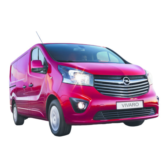 Opel Vivaro Betriebsanleitung
