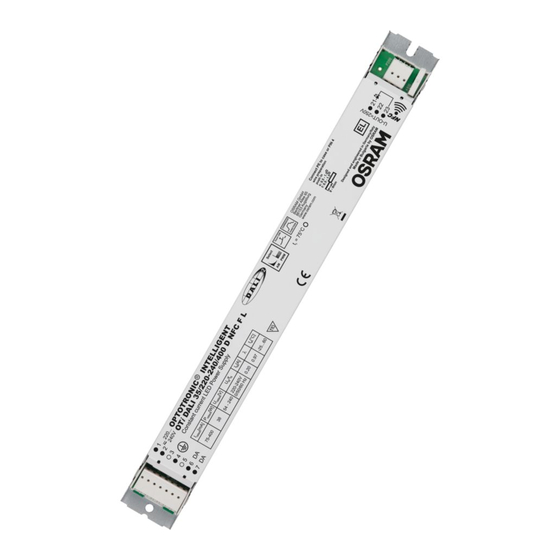 OSRAM inventronics OPTOTRONIC OTi DALI 25 Bedienungsanleitung