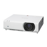 Sony VPL-CX275 Bedienungsanleitung