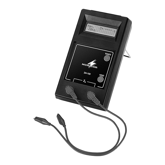 Monacor ZM-100 Bedienungsanleitung