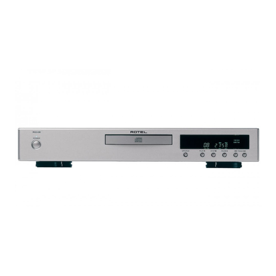 Rotel RCD-06 Bedienungsanleitung