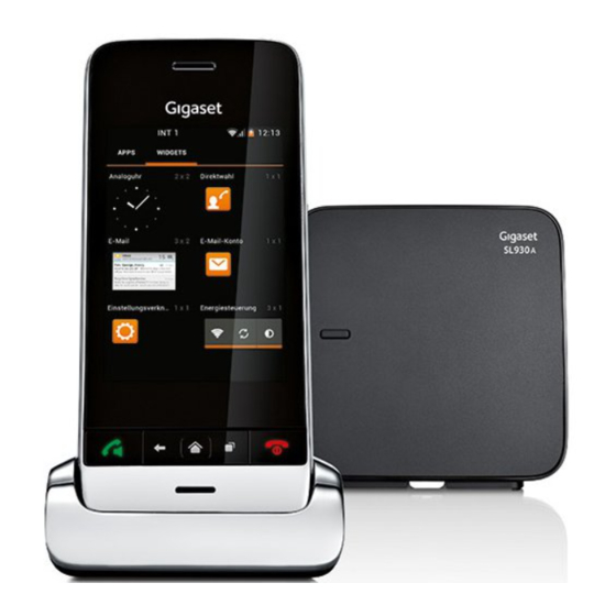 Gigaset SL930A Anleitung