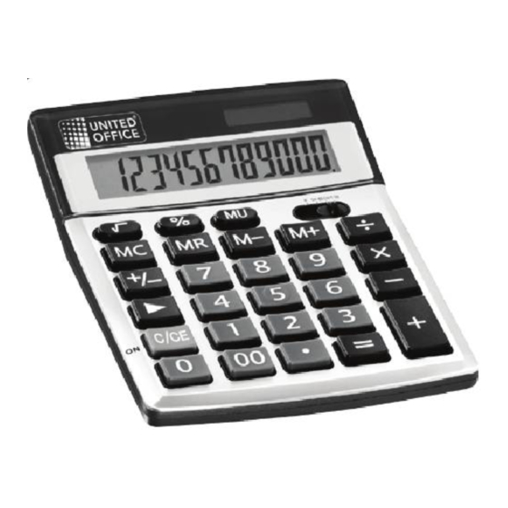 UNITED OFFICE Z31296 Bedienungs- Und Sicherheitshinweise