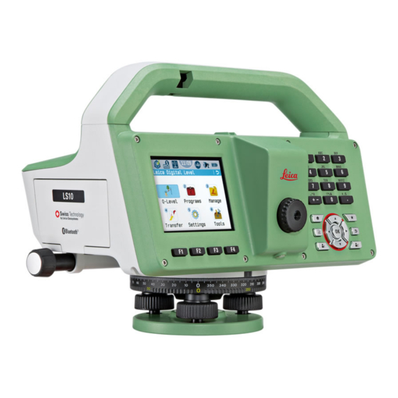 Leica Geosystems LS10 Gebrauchsanweisung