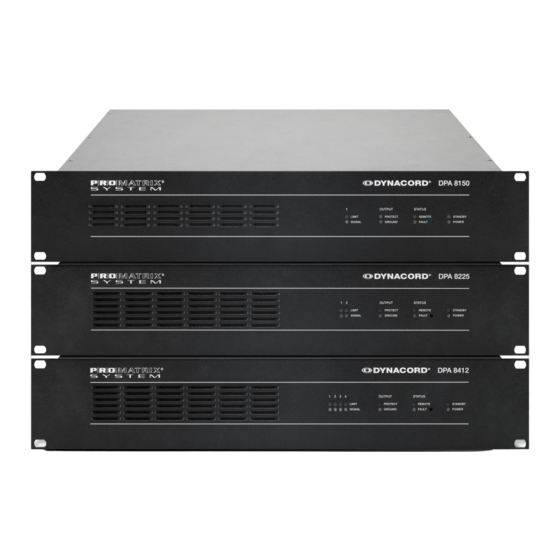 Dynacord DPA 8150 Bedienungsanleitung
