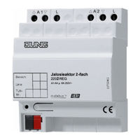 JUNG 2202REG Bedienungsanleitung