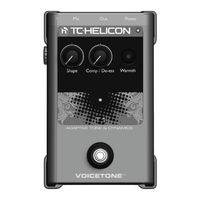Tc-Helicon VoiceTone T1 Bedienungsanleitung