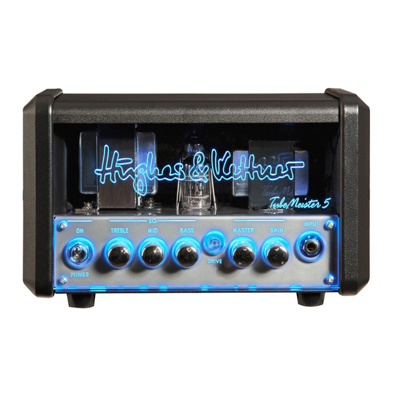 HUGHES & KETTNER TUBEMEISTER 5 BEDIENUNGSANLEITUNG Pdf