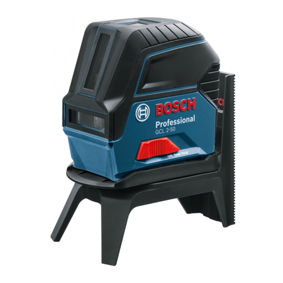 Bosch GCL 2-50 Professional Handbücher