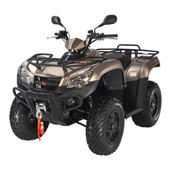 KYMCO MXU 465i 4x4 Bedienerhandbuch