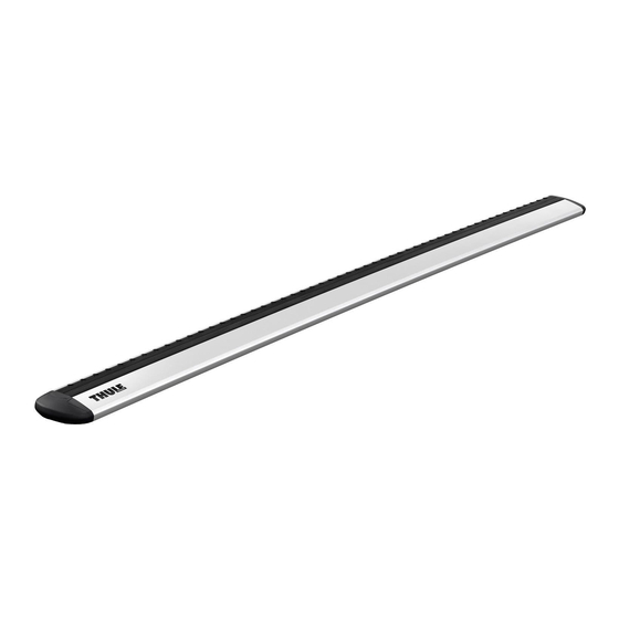 Thule WingBar Evo 711100 Bedienungsanleitung