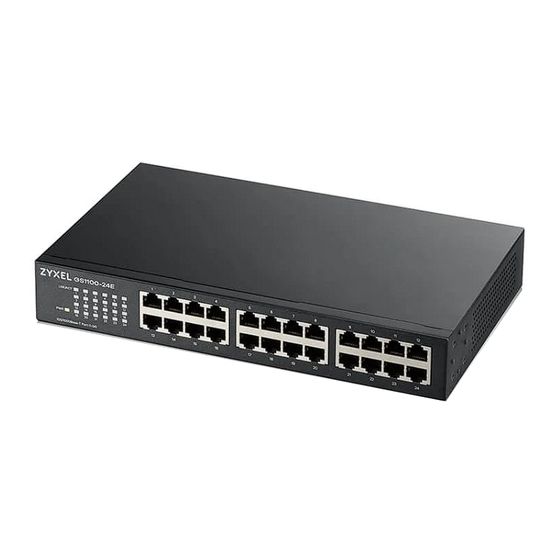 ZyXEL GS1100-24E Schnellstartanleitung