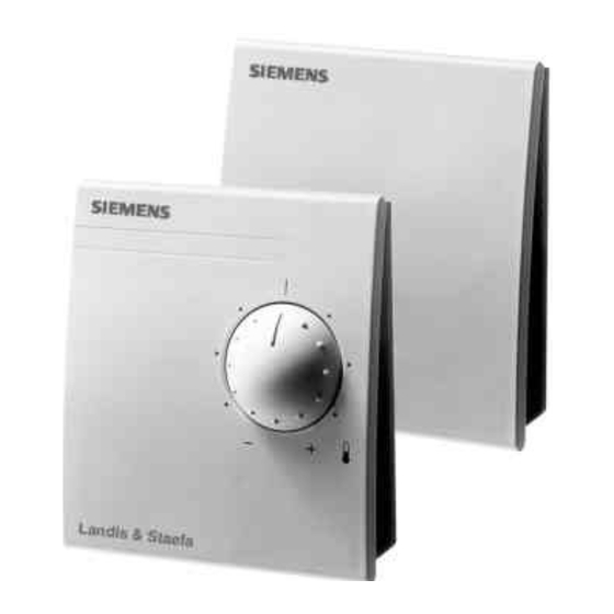 Siemens QAW590 Installationsanleitung