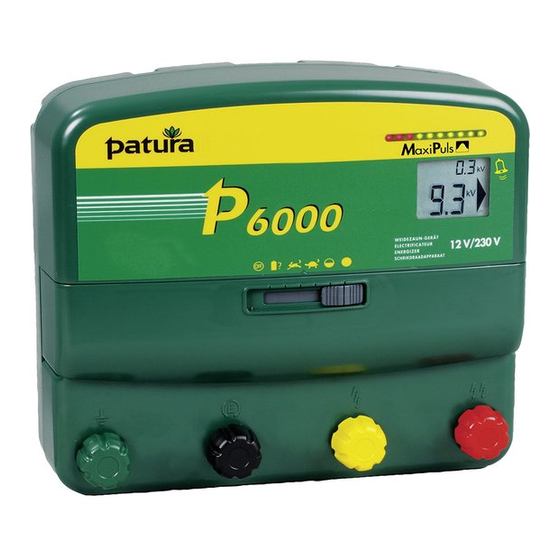 patura P6000 Bedienungsanleitung