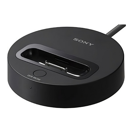 Sony TDM-iP50 Bedienungsanleitung