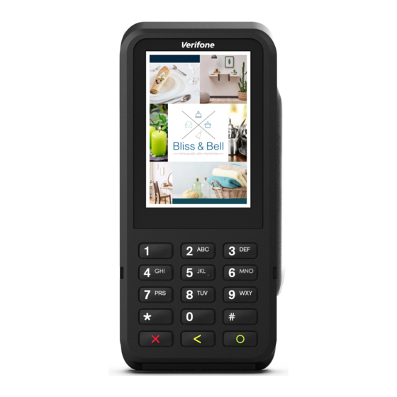 VeriFone P630 Kurz-Installations- Und Bedienungsanleitung
