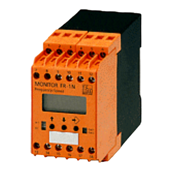 IFM Electronic Ecomat200 Monitor FD-1 Betriebsanleitung