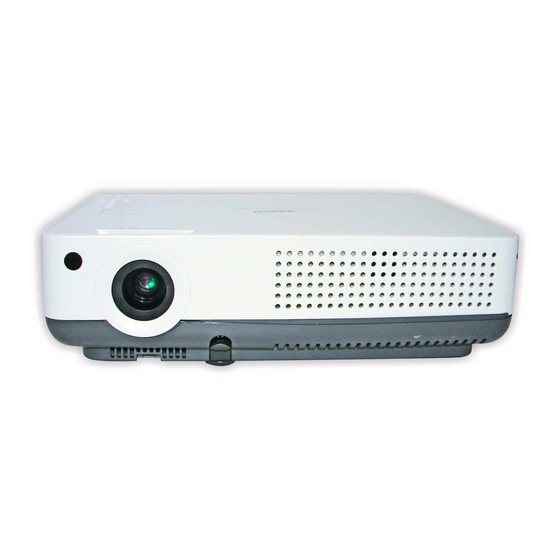 Sanyo PLC-XW50 Handbücher