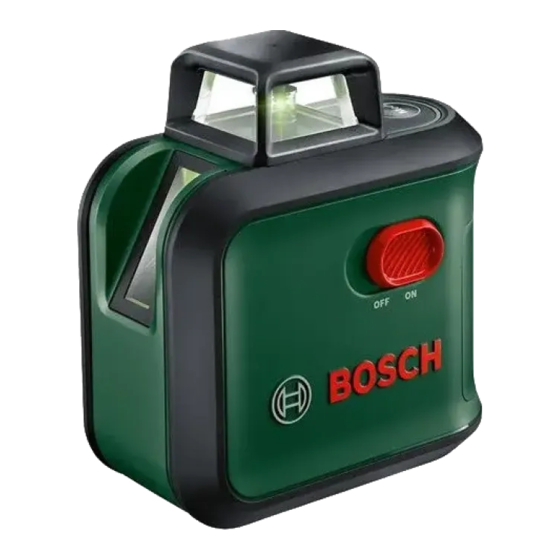 Bosch Advanced Level 360 Originalbetriebsanleitung