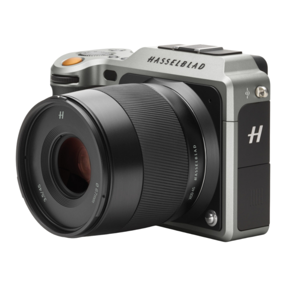 Hasselblad X1D Bedienungshandbuch