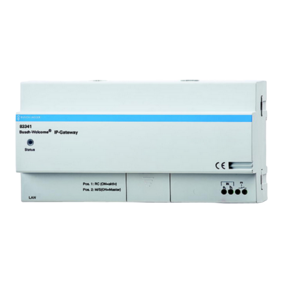 Busch-Jaeger IP-Gateway 83341 Bedienungsanleitung