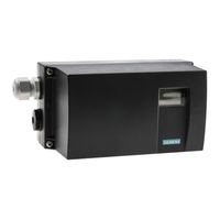Siemens SIPART PS2 Zusatzbeschreibung