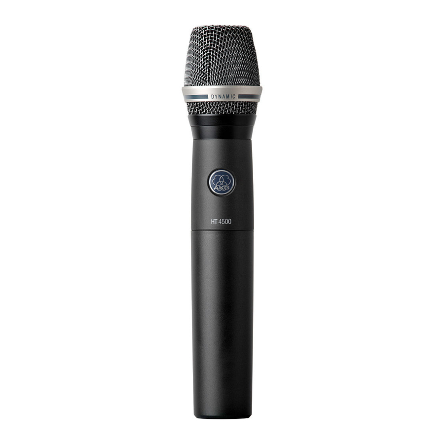 AKG PR4500 ENG HT Bedienungsanleitung