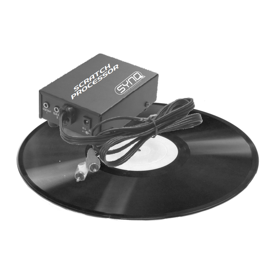 SYNQ AUDIO RESEARCH CDX1 Installationsbeschreibung