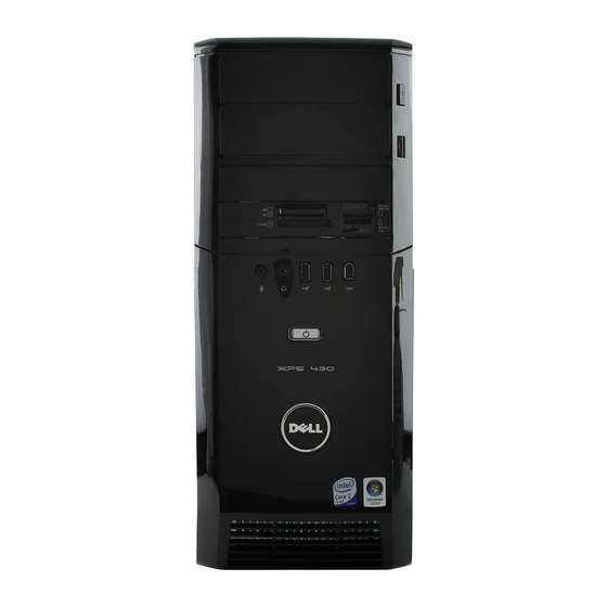 Dell XPS 430 Schnellreferenzhandbuch