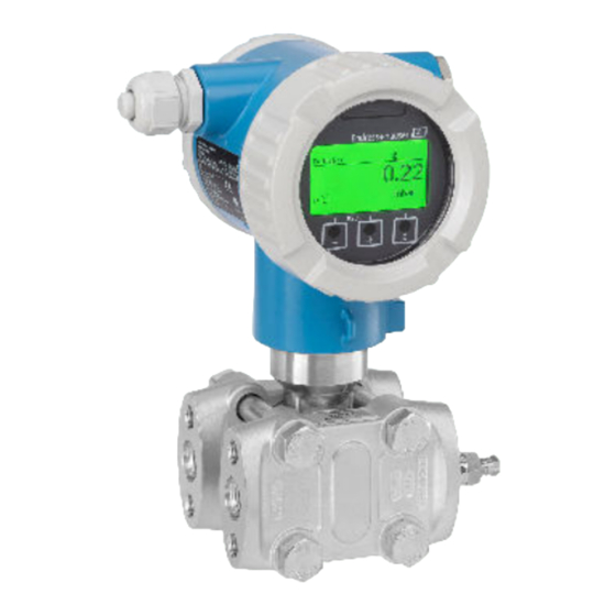 Endress+Hauser Deltabar PMD75B Technische Information