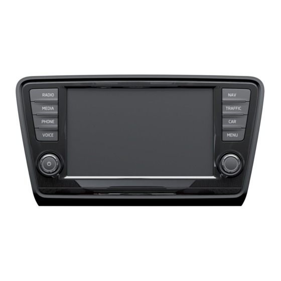Skoda Navigator Columnes Bedienungsanleitung
