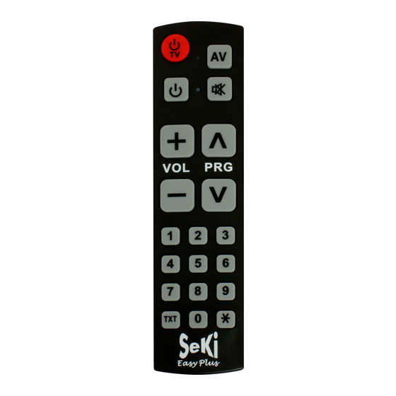 Seki Easy Plus Bedienungsanleitung