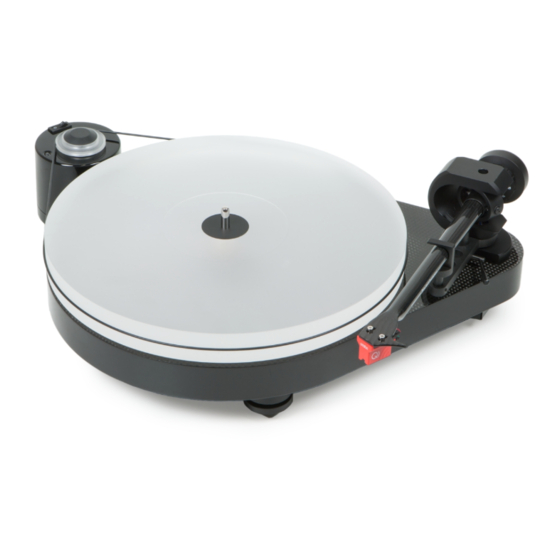 Pro-Ject Audio Systems RPM 5 Carbon Bedienungsanleitung