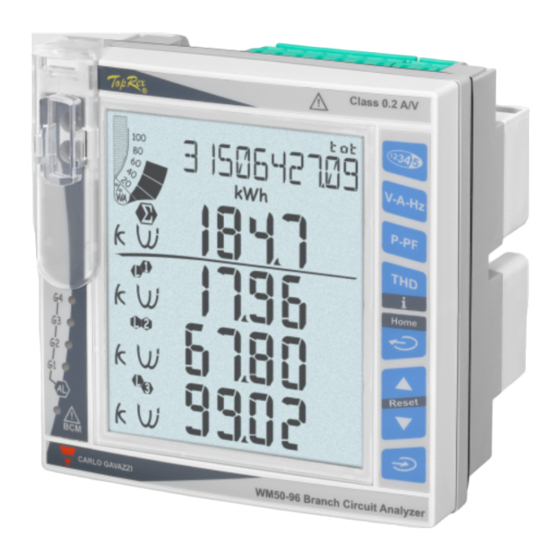 CARLO GAVAZZI WM50 Bedienungsanleitung