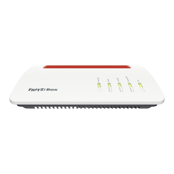 AVM FRITZ!BOX 7590 INSTALLATIONSANLEITUNG PdfHerunterladen ManualsLib