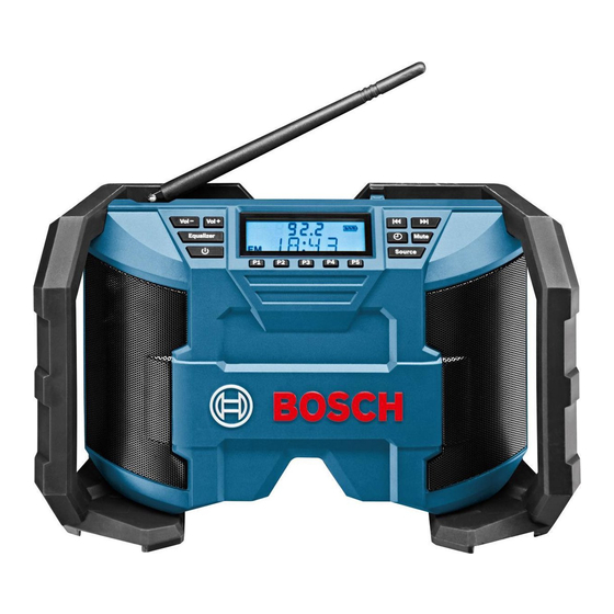 Bosch GML 10,8 V-LI Professional Originalbetriebsanleitung